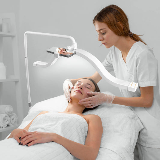 Fosoto FT-Y13 Half-Moon Light LED Photography Light LED Eyelash Light for Salon Beauty Eyelash Makeup Lamp Ligting