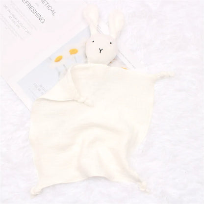 Baby Name Personalized Embroidered Baby Soother Appease Towel Bib Soft Absorbent Cloth Kids Sleeping Nursing Cuddling Blanket White