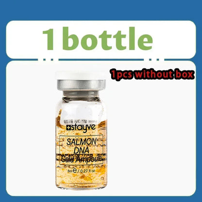 Stayve 8ml Salmon DNA Golden Ampoule Serum Kit Natural Ingredients, Moisturizing, Tender, Lifting, Firming Facial Care Skin 1PCS