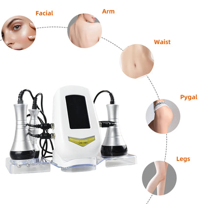 40K Cavitation Ultrasonic Body Slimming Beauty Machine Weight Loss RF Radio Skin Lifting Tighten Anti-wrinkle Massager Skincare