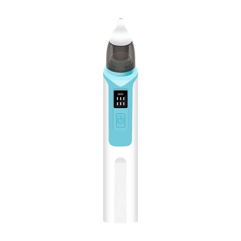 2024 New Pattern Baby Electric Nasal Aspirator Charging Version Newborn Baby Nasal Aspirator Suck Out Prevent Nasal Congestion blue