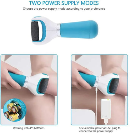 Electric Foot Care Machine Pedicure Exfoliator Callus Remover Dead Skin Tool Rechargeable Foot File Grinder for Soft Smooth Feet