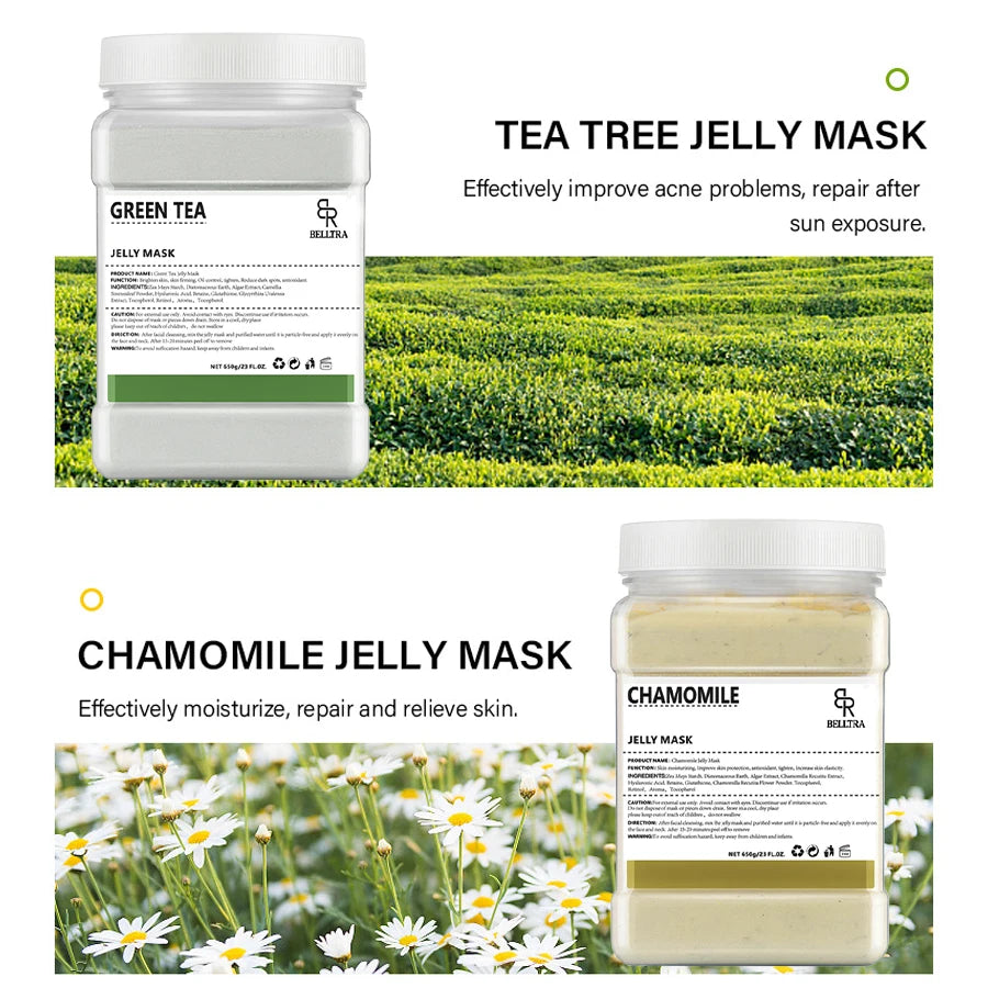 Rose Petal Crystal Jelly facial mask Powder 650g Water Brightening Skin Care Nourishing and Moisturizing Facial Skin Care