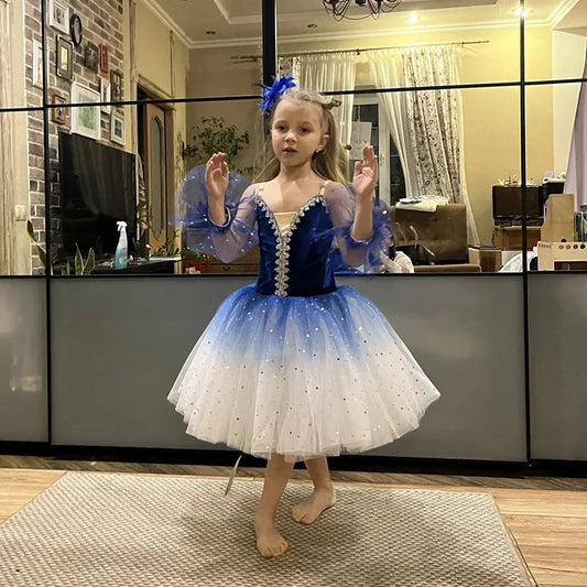 Children's Ballet Skirt, Girls' Dance Skirt, Sequin Dress, Children's Dance Skirt, Collective Program Performance Clothing