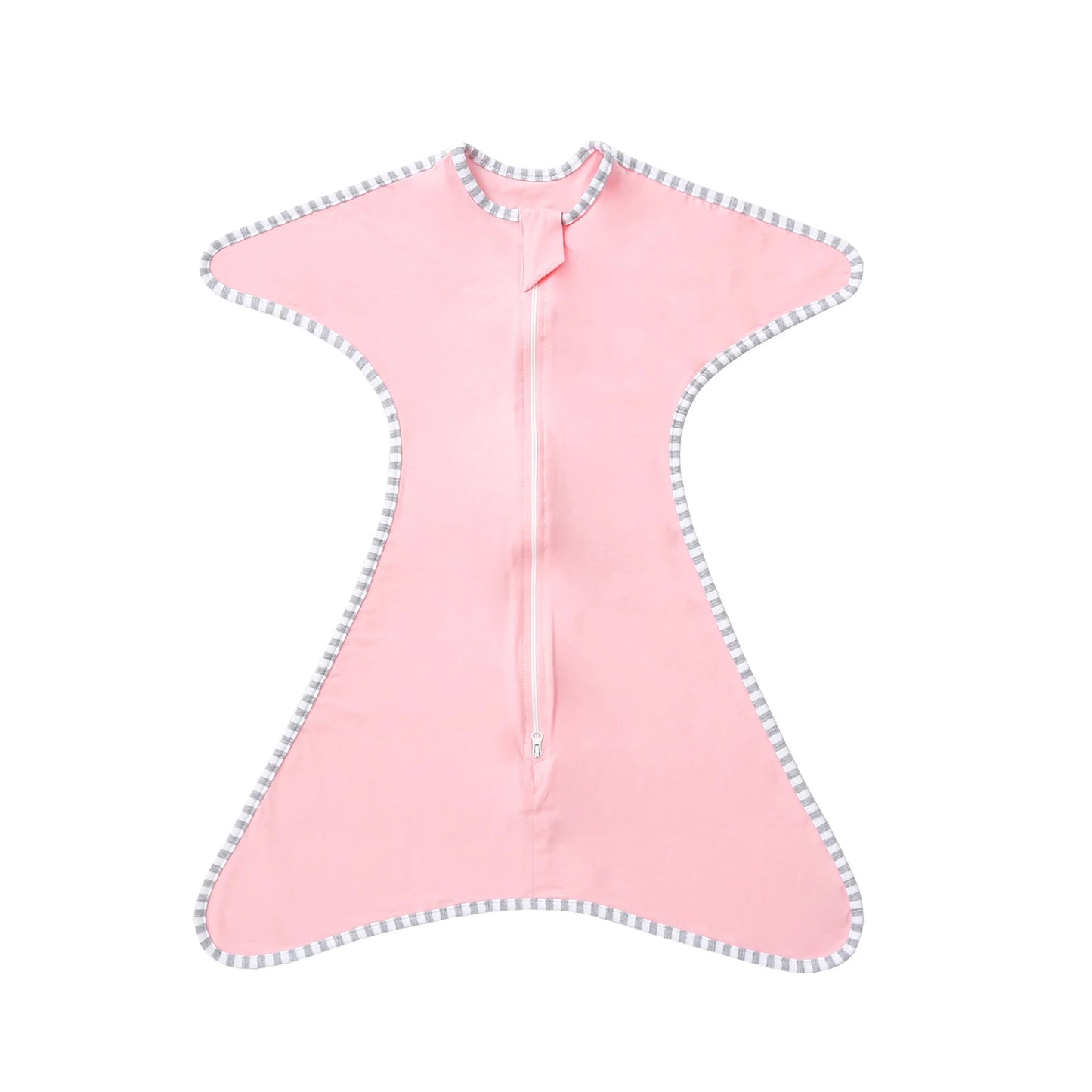 INSULAR Newborn Baby Sleeping Anti-shock Swaddle Bags Breathable Cotton Elastic Swaddle Sleeping Bag Baby Cotton Sleep Sleepwear Pink