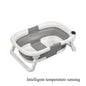 Large Folding Baby Bathtub Real-time Temperature Silicone Baby Take A Bath Bathtub Non-Slip Foot Bath Bucket Bathroom Bathtub C02