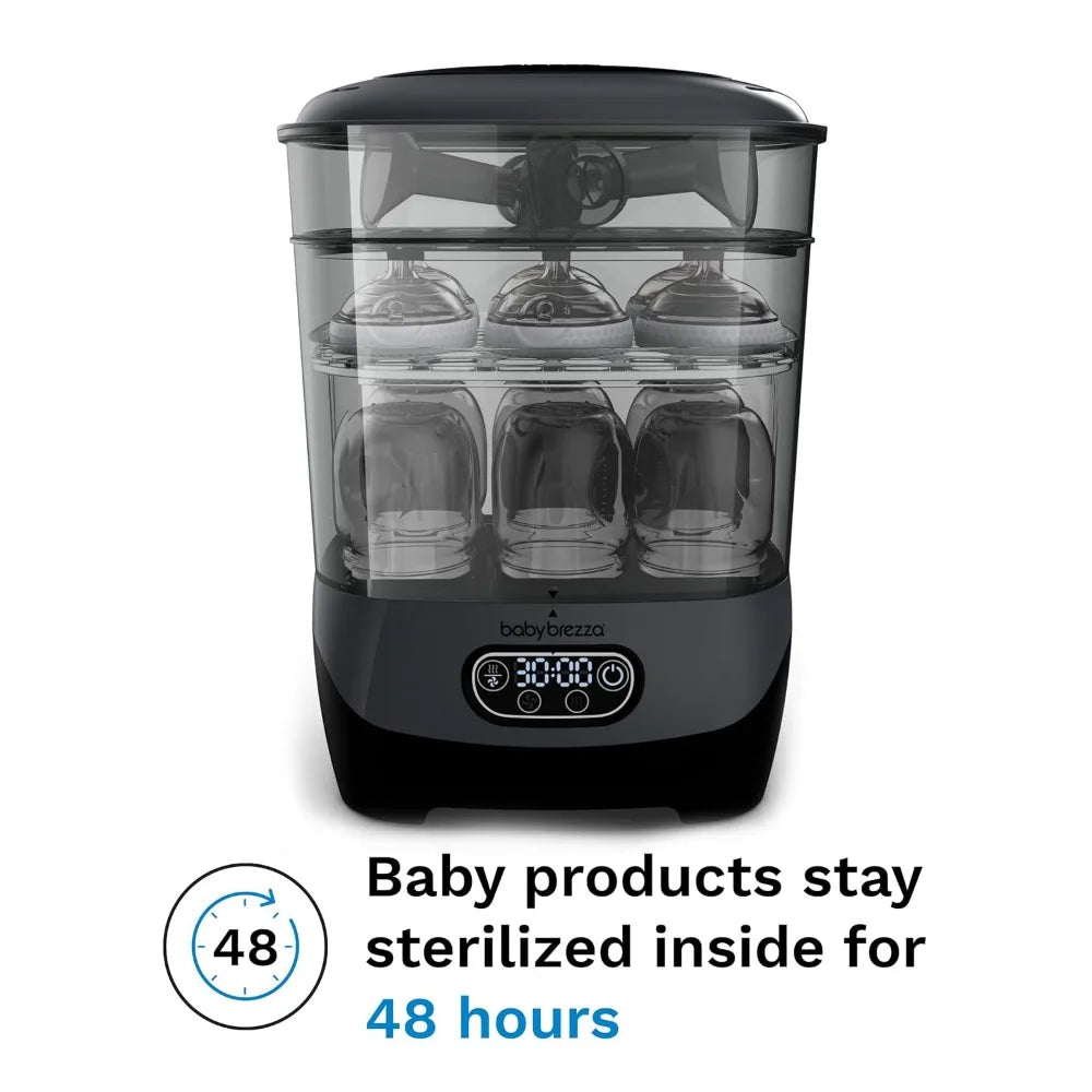 Bottle Sterilizer and Dryer Advanced – 33% Faster - Largest Capacity Steam Sanitizer - Universal Sterilization - HOME