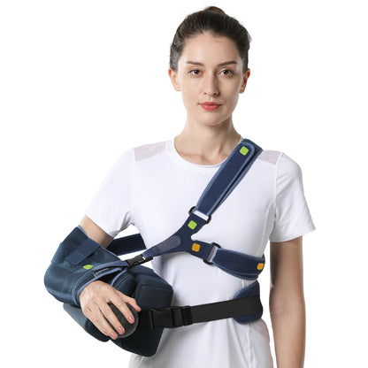 VELPEAU Shoulder Abduction Sling with Removable Pillow for Arm Injury, Dislocation, Fracture, Shoulder Immobilizer for Sleeping Fit both arms China