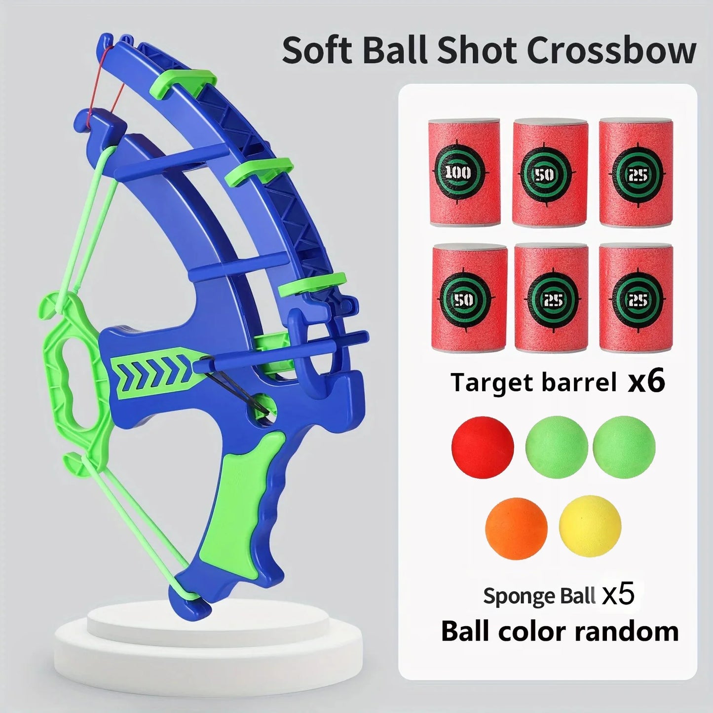 Catapult Toys Bow and Arrow Children's Parent-child Indoor and Outdoor Shooting Toys Target Children's Shooting Toys Blue a set CHINA