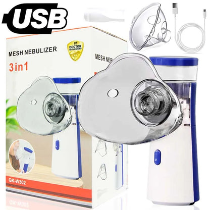 Medical Silent Mesh Nebulizer Handheld Asthma Inhaler Atomizer Children Health Care Mini Portable Nebulizer Humidifier Atomizer 2
