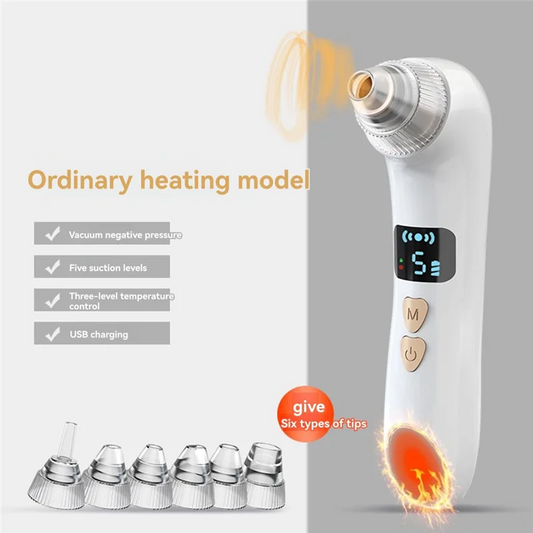 Blackhead Sucker Deep Clean Machine Heating Type Acne Remover Blackheads Heated Face