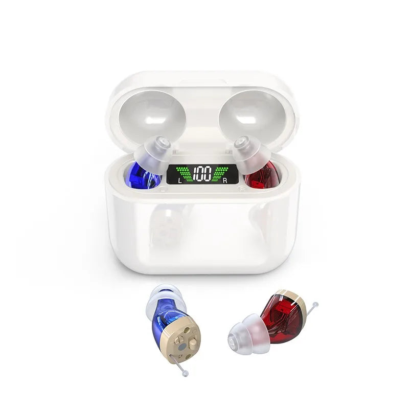 ITE Elderly Hearing Aid Rechargeable ITE Deaf The Listening Device Invisible Sound Amplifier Hearing Aids Headphones ZTQ007 CHINA