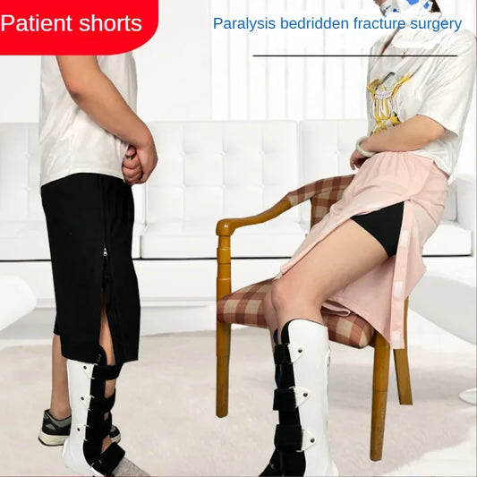 Summer Elder Adult After Fracture Operation Bedclothes Nursing Pants Are Easy To Wear and Take Off Disability Aids