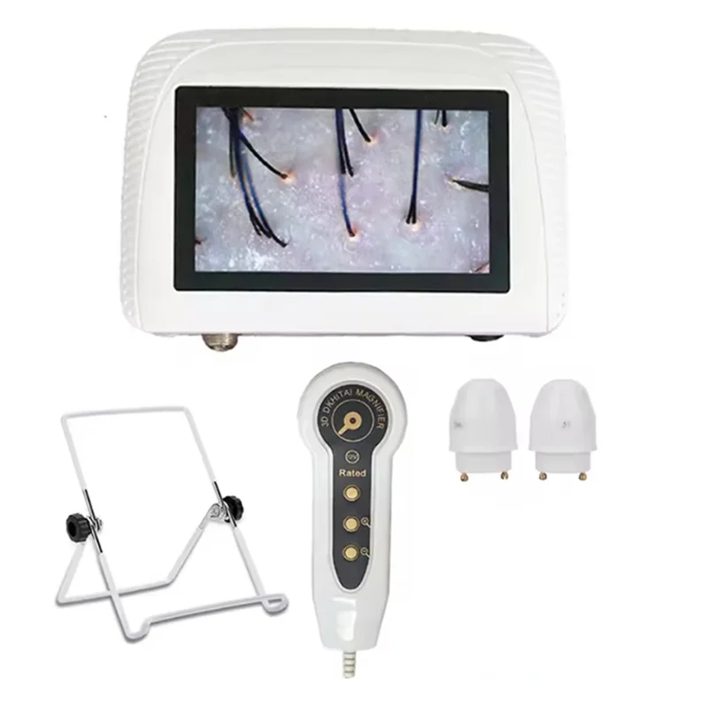 A52Q-Skin Analyzer Analyser For Diagnosis Skin Care Tools With 2 Lens Rechargeable US Plug