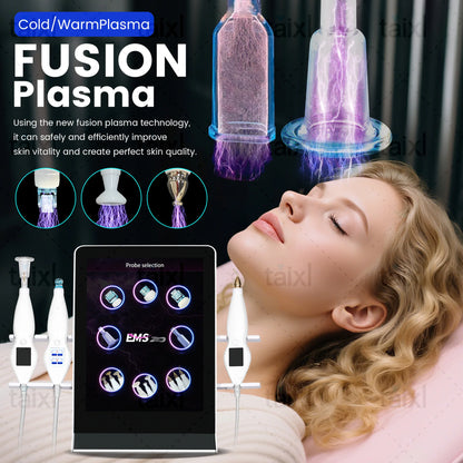Newest Cold and Hot Plasma Diamond Stamp Ozone Plasma Skin Rejuvenation Anti-aging Facial Care Beauty Machine CHINA