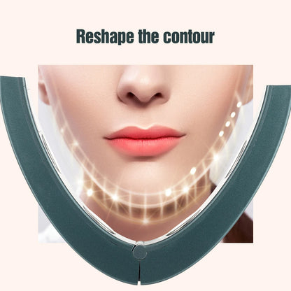 V Face Facial Massager, Intelligent Beauty Household Facial Massager, V-shaped Facial Lifting Firming Belt, Double Chin Reduce