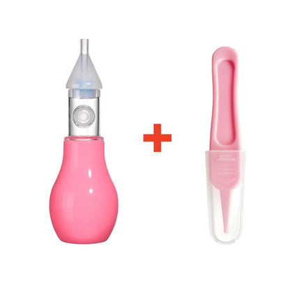 Silicone Nasal Aspirator for Baby Suction Pump Nose Cleaner Children Kids Soothing Nose Cleaning Device Nasal Cleaning Tools 2pcs B