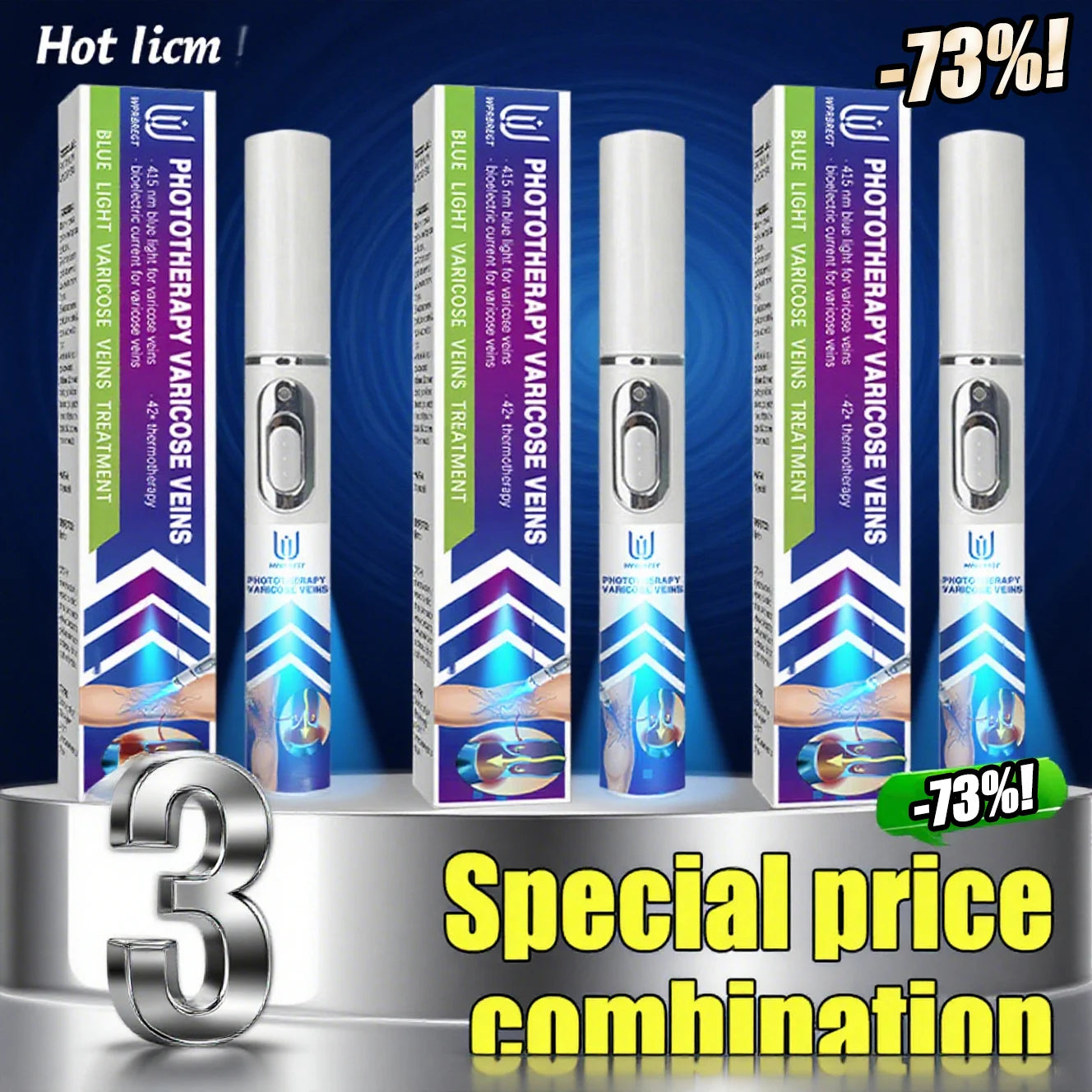 Restore normal tendons and veins, no pain Pack of 3 Pcs