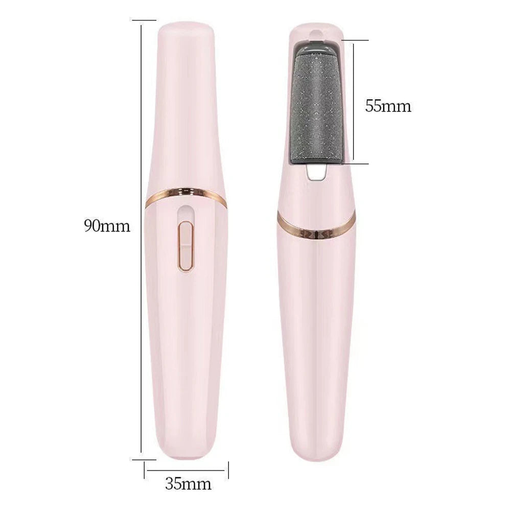 Electric Foot Pedicure Foot File Grinder Tools Foot Sandpaper File Dead Skin Remover Repair Device Portable Feet Calluses Tool Pink
