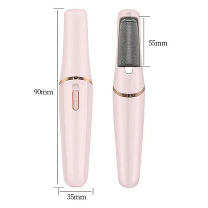 Electric Foot Pedicure Foot File Grinder Tools Foot Sandpaper File Dead Skin Remover Repair Device Portable Feet Calluses Tool Pink