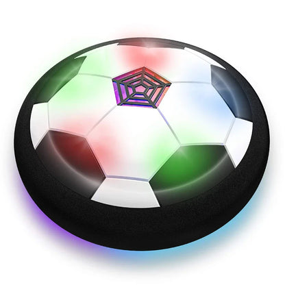 LED Hover Soccer Ball Toy Bubble Floating Football Interactive Toy with Music Lights Indoor Outdoor Sports Game for Kids Gift Music