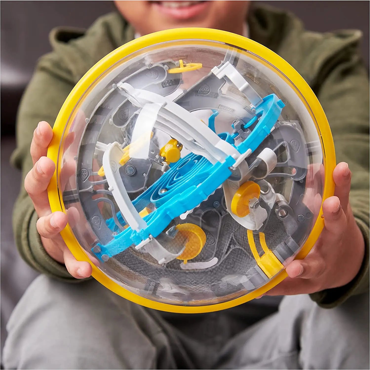 3D Stereo Fan Palace Toys Kids Challenge Obstacle Game Maze 3D Maze Montessori Puzzle Balance Train Clearing Game