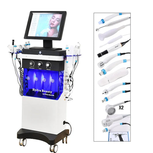 14 In 1 hydra beauty facial Machine Skin Peeling hydra beauty facial Hydradermabrasion Korea Aqua Peel Machine Blue United States