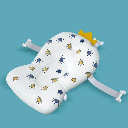 Large Folding Baby Bathtub Real-time Temperature Silicone Baby Take A Bath Bathtub Non-Slip Foot Bath Bucket Bathroom Bath mat C