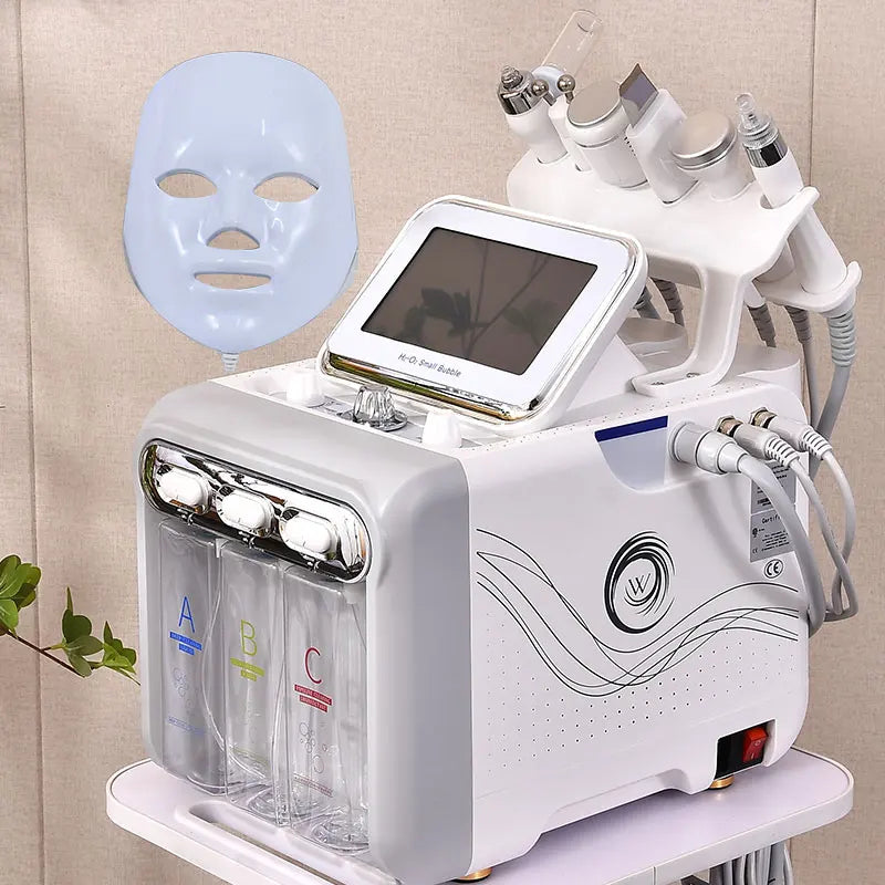 7 in 1 Aqua Peeling H2O2 Facial Machine Hydra Water Dermabrasion Skin Scrubber Peel Oxygen Jet Facial Machine