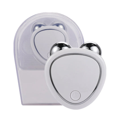 EMS Face Lifting Machine Facial Massager Microcurrent Roller Skin Tightening Rejuvenation Beauty Charging Facial Anti Wrinkle White