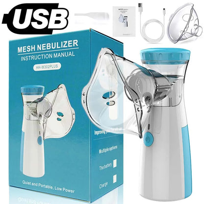 Medical Silent Mesh Nebulizer Handheld Asthma Inhaler Atomizer Children Health Care Mini Portable Nebulizer Humidifier Atomizer 1