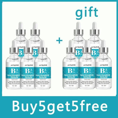 B3 Niacinamide Anti-Aging Serum Anti-Wrinkle Lifting Repair Instant Wrinkle Improve Elasticity Moisturizing Lightweight Unisex 10PCS