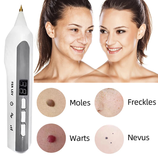 9 Level Plasma Laser Wart Removal Pen Tattoo Removal Instrument Carbonization Pen Facial Freckle Wart Removal Beauty Skin Care