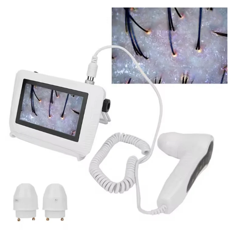 A52Q-Skin Analyzer Analyser For Diagnosis Skin Care Tools With 2 Lens Rechargeable US Plug