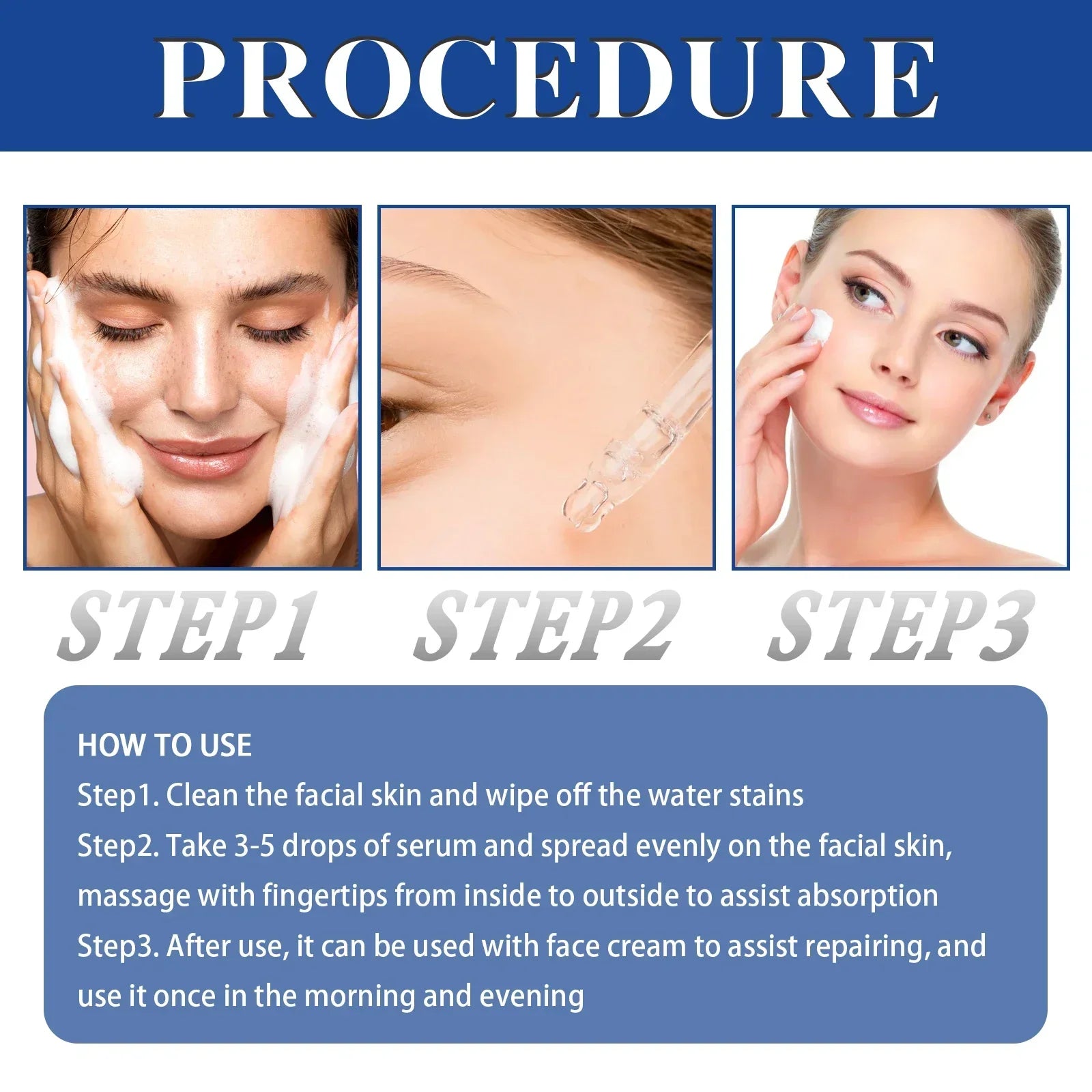 B3 Niacinamide Anti-Aging Serum Anti-Wrinkle Lifting Repair Instant Wrinkle Improve Elasticity Moisturizing Lightweight Unisex