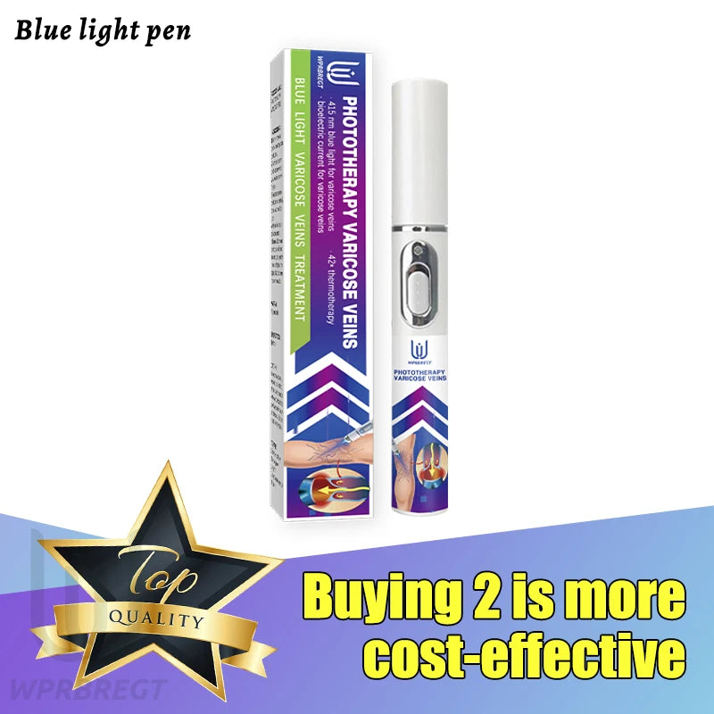 New Varicose Veins Laser Relieves Spider Legs Pain, Eliminates Vasculitis and Thrombophlebitis, Therapeutic Laser Pointer 1pcs