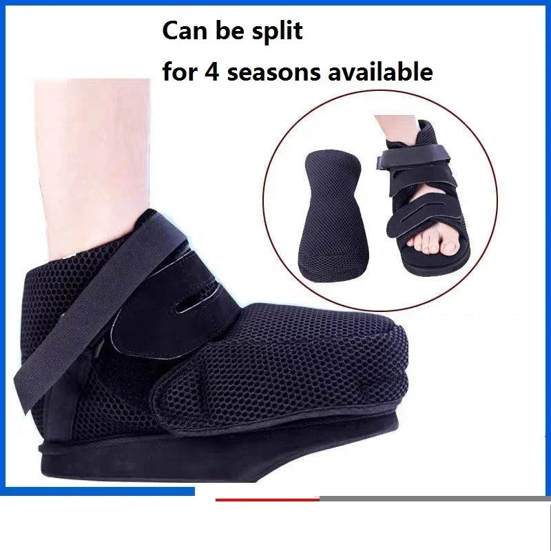 Forefoot decompression shoe,toe injury,big hallux valgus fracture postoperative Fixation Plaster Shoe rehabilitationwalking tool winter and summer