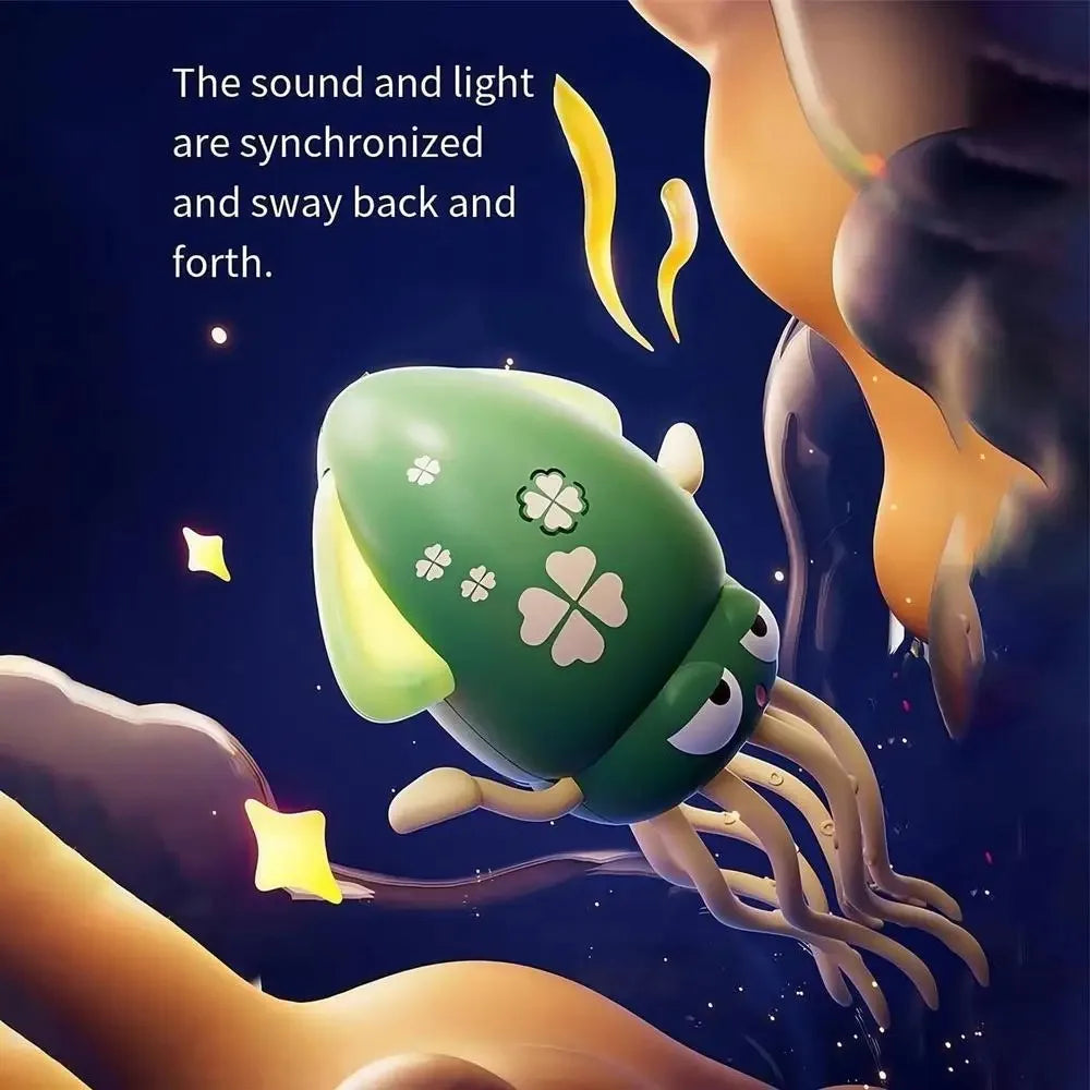 Children's Electric Octopus Glow Dancing Octopus Toys Cartoon Interactive Development Moving Education Toddler Toy Gift
