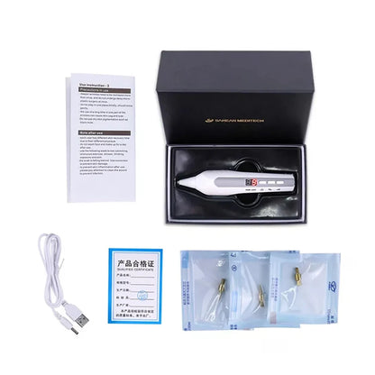 9 Level Plasma Laser Wart Removal Pen Tattoo Removal Instrument Carbonization Pen Facial Freckle Wart Removal Beauty Skin Care