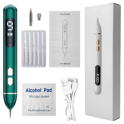 Electric Skin Tag Remover Dark Spot Mole Remover Pen Freckle Wart Tattoo Nevus Black Spots Laser Skin Tag Removal Plasma Pen