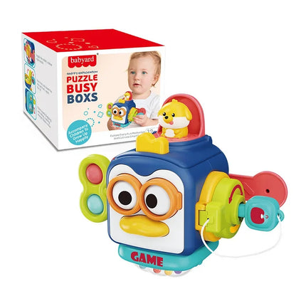 Baby Toys Busy Ball Hand-catch Ball Puzzle Sensory Hexahedral Rotating Box Parent-child Interactive Toys Toddler Educational Toy E CHINA