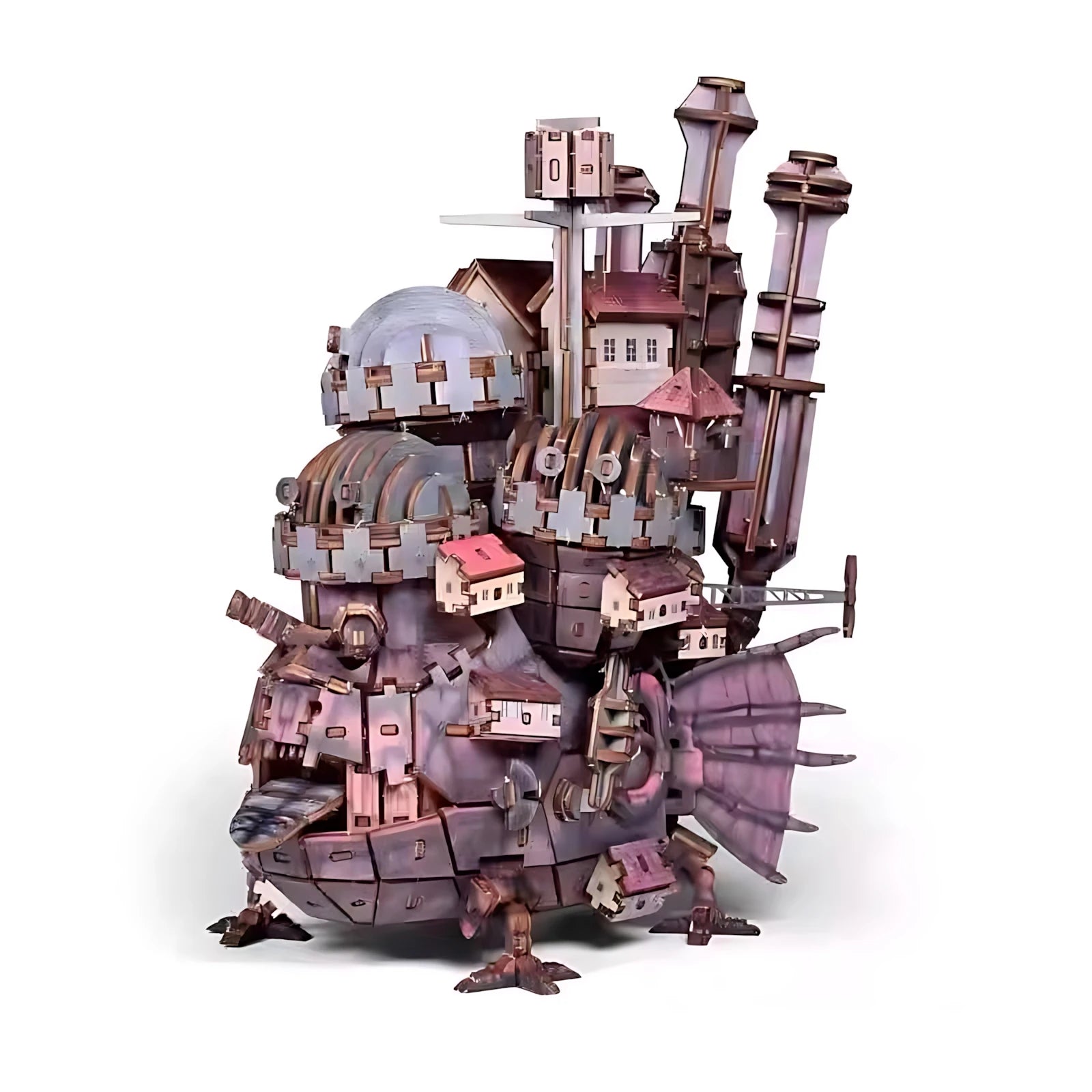 "Creative Castle Theme 3D Wooden Puzzle Wood Model Kit diy toy Home Decoration Challenging Best Gift For Kids Adult " 02-YiDongCB-Color CHINA