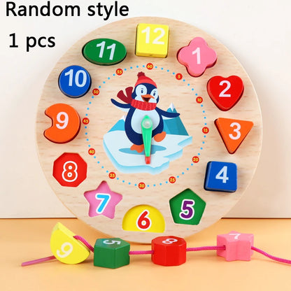 Children's Wooden Category Stack Toy Education Color Shape Classification Instrument Puzzle Toys