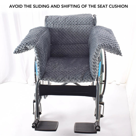 Wheelchair Cushion Soft Warm Slip Resistant Wheelchair Backrest Seat Cushion for Elderly Patient Wheelchair Soft Cushion Default Title