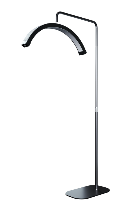 Fosoto FT-Y9 Half-moon Lamp Fill Light Photography Lamp LED Light Lash Light With Rhinestones For Beauty Eyelash Tattoo Makeup black