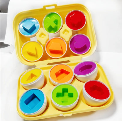 Geometric shape matching twisty eggs children's early education enlightenment smart eggs color recognition toys Shape A