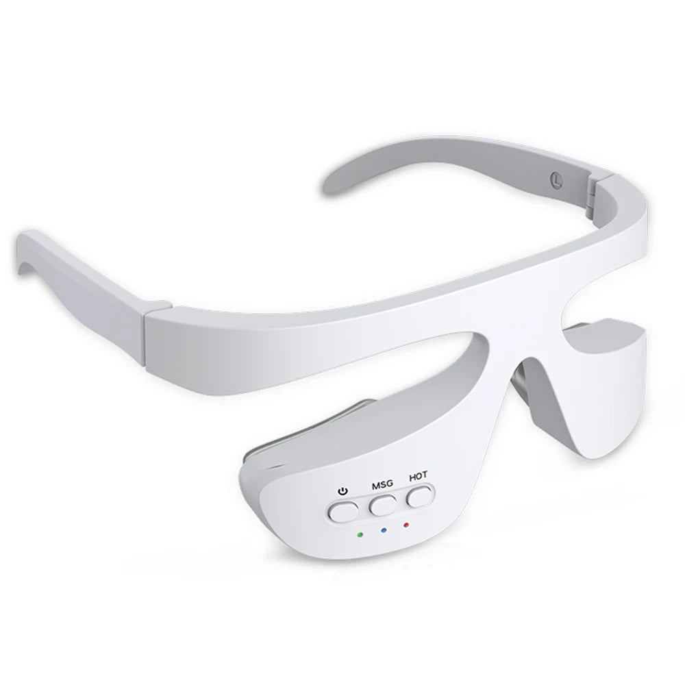 3D Eye Beauty Massager Fade Dark Circles Reduce Eye Wrinkles Relieve Eye Fatigue Eye massage device WHITE
