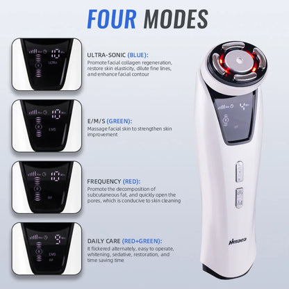 2025 Mini HIFU Radio Frequency Ultrasonic Machine EMS Micro Current Facial Beauty Instrument Firming Skin Care Anti-Wrinkle Tool