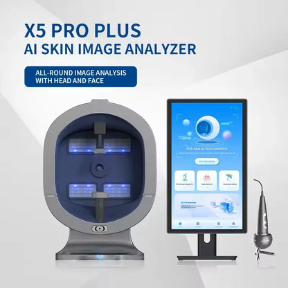 New Professional 3D Facial X5 Camera Scanner UV Skin and Hair Analysis Measuring Machine Digital Facial Scanner Skin Analyzer. X5 PRO