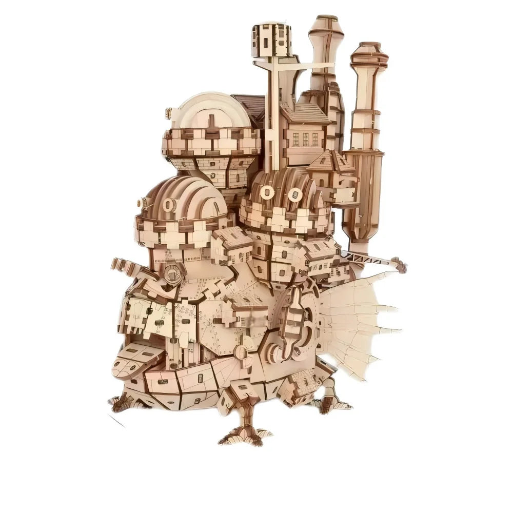 "Creative Castle Theme 3D Wooden Puzzle Wood Model Kit diy toy Home Decoration Challenging Best Gift For Kids Adult " 01-YiDongCB CHINA